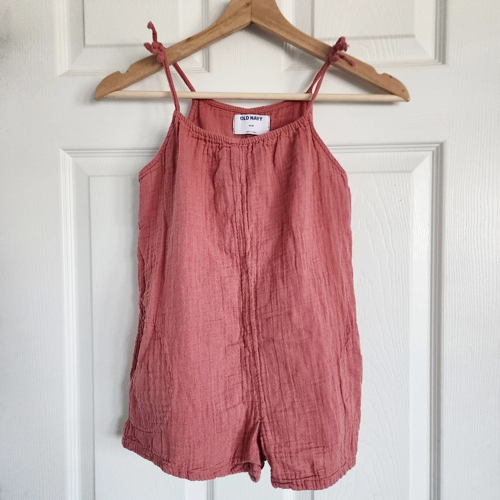 Old Navy Gauze Cotton Sleeveless Romper